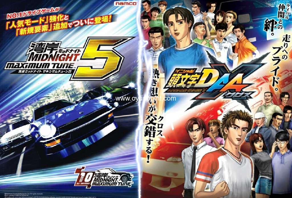 Обложка Wangan Midnight Maximum Tune 5 + Initial D Arcade Stage 7 AAX Обложка Wangan Midnight Maximum Tune 5 + Initial D Arcade Stage 7 AAX